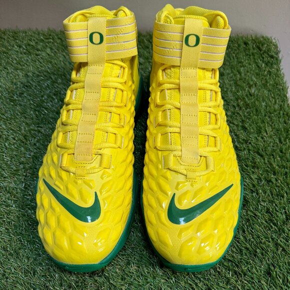 Nike Force Savage Pro 2 Mid Shark Oregon Ducks Sample PE Cleats Sz 14 CI9904-700 main image 6